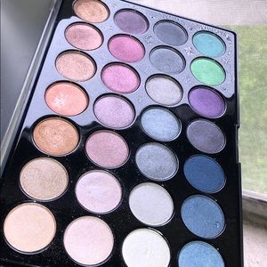 I just swatch them once